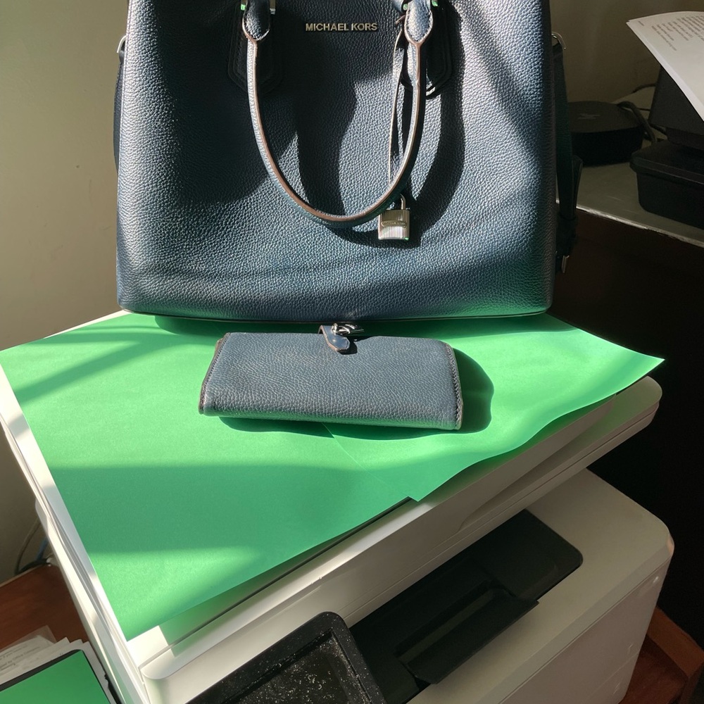 Michael Kors Navy Blue wallet only!